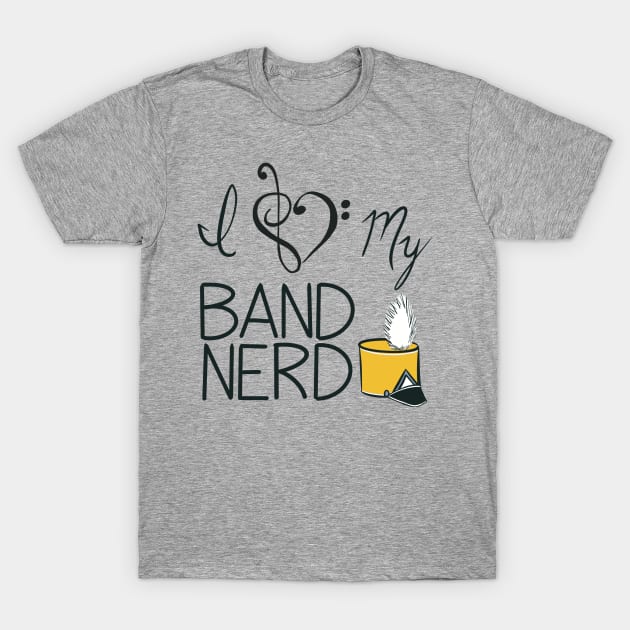 I love my band nerd yellow T-Shirt by kktibbs